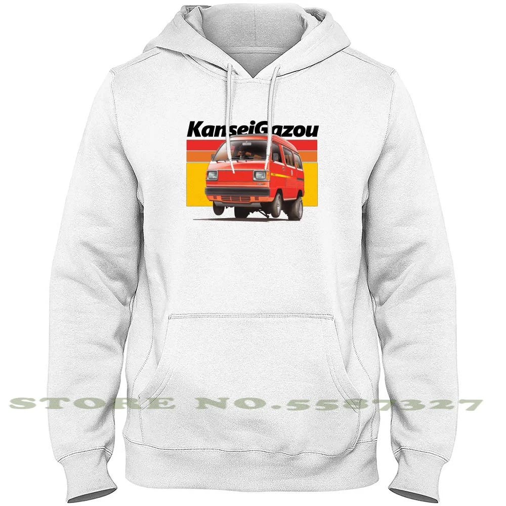 Acty Kei Van Drag T-Shirt – 100% Cotton | JDM 3-Cylinder Japanese Van | Funny 80s Car Design