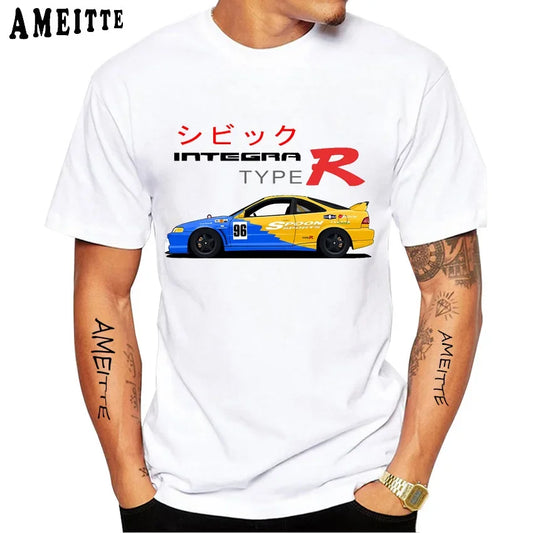 JDM Legend Integra Type R Spoon Sports T-Shirt – Casual Summer Style for Men